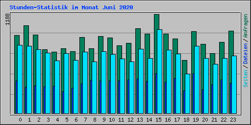 Stunden-Statistik im Monat Juni 2020
