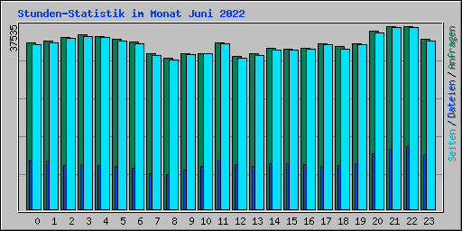 Stunden-Statistik im Monat Juni 2022