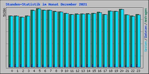 Stunden-Statistik im Monat Dezember 2021